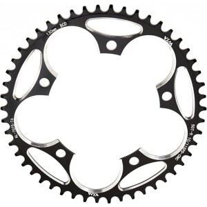 YBEKI 130BCD 체인링 - CNC 가공 7075-T6 알루미늄 협폭 체인휠 로드 바이크(38-60T 옵션) | 8-12 속도 호환 초경량 낙하 방지 디자인