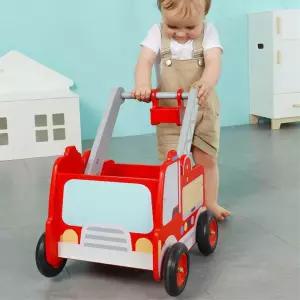 diy 소방차 걸음마 장난감 대근육발달 선물 유아