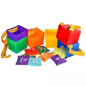 유치원 주머니 던지기놀이 색깔 버클바스켓 실내운동