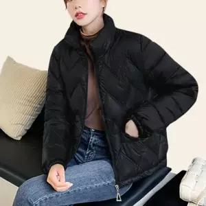 [라일리여성의류] Rly 경량패딩 퀼팅 간절기 여성 숏 패딩 점퍼