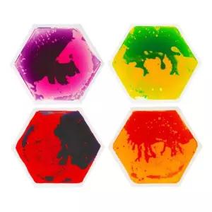 즐거운 아기 걸음마 마블링 색깔 패드 4종 신생아끌기