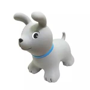 회색 강아지인형 통통 승용완구 점핑 장난감 타기놀이