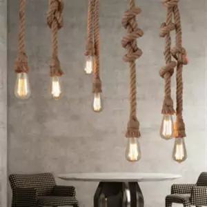 로프 밧줄조명 레트로 홈카페 조명 듀얼선