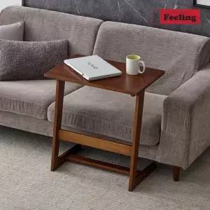 쇼파 탁자 사이드 소파 원목 테이블 더필링 브라운600 침대테이블 침대사이드테이블