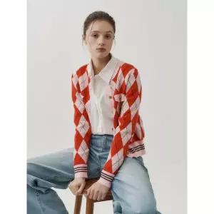 [코인코즈] 아가일 체크 가디건 DK5SD606_P405146096