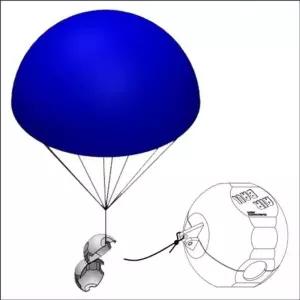 대형 에어볼 낙하산 만들기