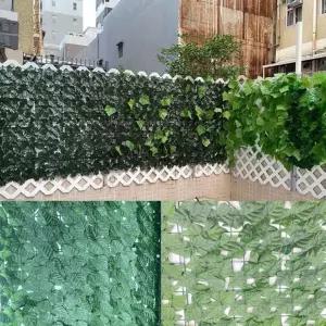테라스 가림막 차양막 플라스틱 잎 울타리 인공 식물 가리개 정원 화단 사생활 보호