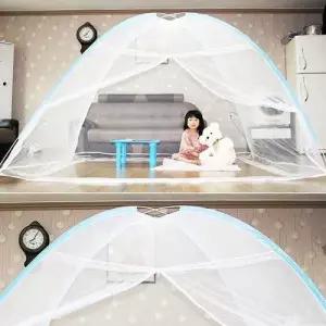 200X240 거실 아이방 간편원터치모기장 모기장 침대 WFLZE39