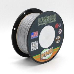 핀 다운리거 브레이드 - 미국산 녹슬지 않은 심해 낚싯줄, 블로우백 감소, 킨크 고성능 케이블 대안 없음