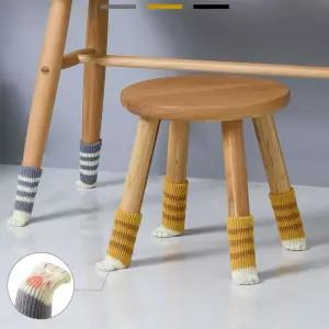 층간소음 안녕 고양이발 니트 테이블 의자양말 바닥