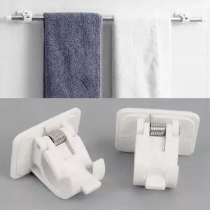 부착식 봉고리 봉 막대 고정용 고리 2P 세트