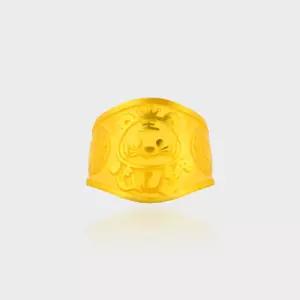 999 순금 24k 십이지신 호랑이 아기 백일 첫 돌 반지 3.75g 링