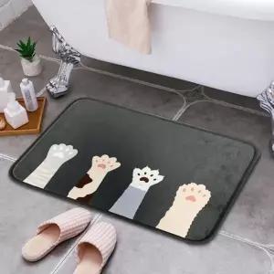 ( )발매트 고양이 발바닥 욕실 주방 화장실 발매트 현관 생산