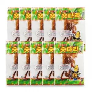 20g 오징어 20gx10개 마른 숏다리 10개 맥주안주 한양