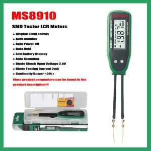 MASTECH MS8910 MS8911 스마트 SMD RC 저항 멀티 미터 디지털 SMD 테스터 연속성 검사 기능 자동 스캔