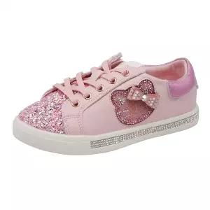 [보리보리/바니플랫]바니키즈 아동 위트니 글리터 스니커즈 핑크 운동화