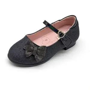 [보리보리/바니플랫]바니키즈 아동 에리 플랫슈즈 블랙 여아구두