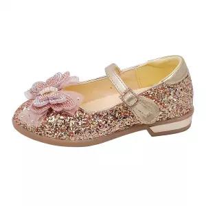 [보리보리/바니플랫]바니키즈 아동 어린이 릴리 플랫슈즈 골드 여아구두