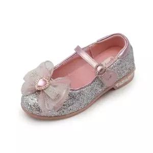 [보리보리/바니플랫]바니키즈 아동 벨르 플랫 슈즈 실버 여아구두