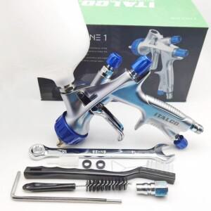 기존 LVMP SHINE 1 페인트 스프레이 건 수성 바니시 1.3mm ITALCO 자동차 에어 브러시 용