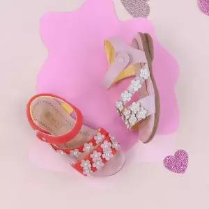 [보리보리/바니플랫]bany 바니 아동 플로리스티 패션샌들