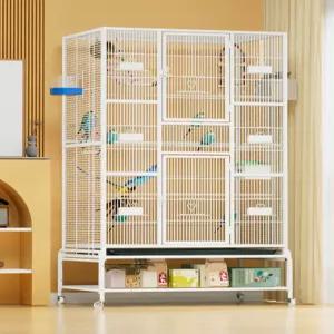 대형 새장 앵무새 날림장 놀이터 새집 사육장 조류 철제 울타리 사육 철장