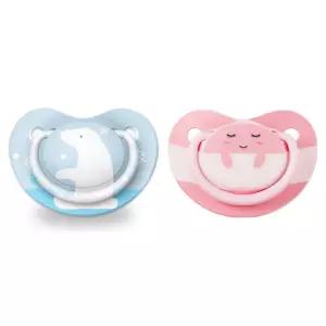 더블하트 캐릭터 아기 쪽쪽이 노리개젖꼭지 베어 에그 BNA