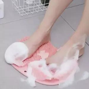 (색상 랜덤)bns 풋샴푸 발씻기 지압판 샤워브러쉬 욕실발판