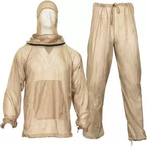 통카모 모기장 그물 수트 카모 사냥 벌레 옷과 후드가 달린 야외 보호용 노 씨 움스 가든 캠핑