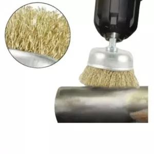 각3개 와이어 휠 9세트 브러쉬 드릴비트 황동