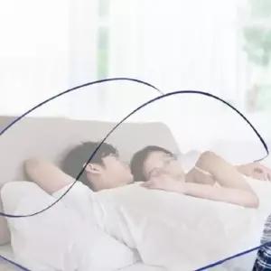 침대 방충망 모기망 모기장 폴딩 원터치 얼굴 가리는