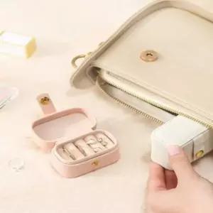 웨딩 반지 케이스 여행용 보석함 주얼리함 귀걸이 거치대 진열대 주얼리 디스플레이 고급 BB0168