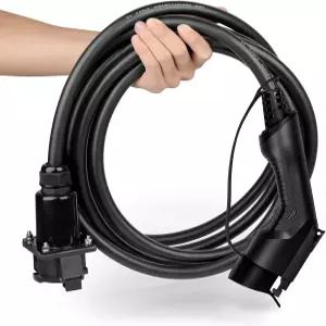 J1772 전기 자동차 충전소용 LEFANEV 32A 20피트 전기차 충전기 연장 코드