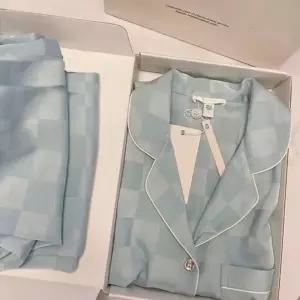 봄 가을 긴팔 파마자 세트 커플 잠옷 홈웨어