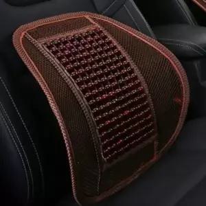 원스 원목 자동차 등받이(와인) 차량용 여름등받이