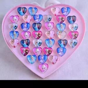 어린이 반지 유아 아동 겨울공주 반지 세트