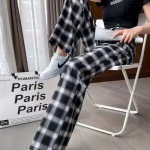 쿨시즌 아이스소재 라운지웨어 릴랙스핏 쿨팬츠 할머니팬츠 심플 트라우저 바지 여름바지