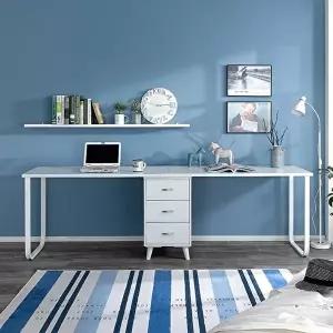 [히트가구][착불] C3116 트윈 서랍형 책상A 2400 4colors