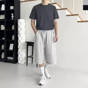 GTT SS1027M 남자 사이드턱 버뮤다 에어 스트레치 와이드 7부 팬츠