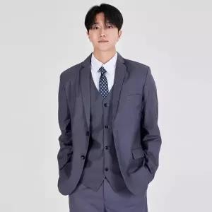 데일리 남자 세미 그레이 정장 셋업 세트 3종 경성