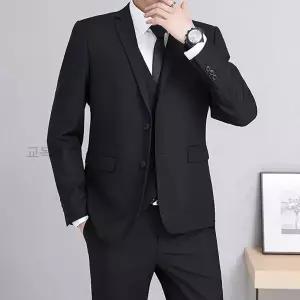 블랙 양장조끼 남자 정장세트 자켓 양장조끼 바지