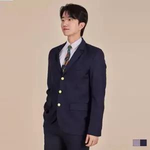 3버튼 남자 그레이 네이비 자켓 바지 세트  경성