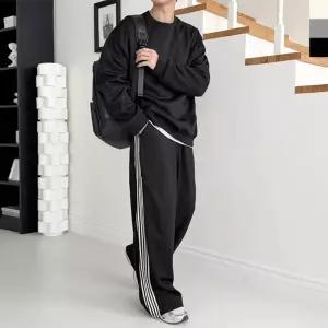 GAA SF1042M 남자 스웨트 테잎 라인 와이드 팬츠