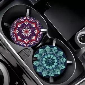 차량용 컵코스터 세라믹흡수석 물흡수 논슬립 컵받침