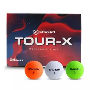 [하프클럽/]투어엑스 무광 2피스 컬러골프공 (24구)