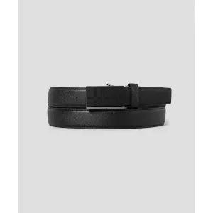 매장정품 빈폴 BEANPOLE ACCESSORY 흑착 체크 자동 버클 벨트 - 블랙 BE5782M425 582185