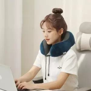 릴렉션 메모리폼 목베개 3종세트 블루 여행용목베개 여행용목쿠션