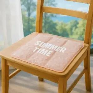 썸머타임 아이스 쿨방석 핑크 여름방석 쿨방석