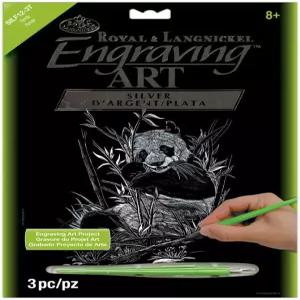 로열 랭니켈 앤 실버 판화 아트 팬더