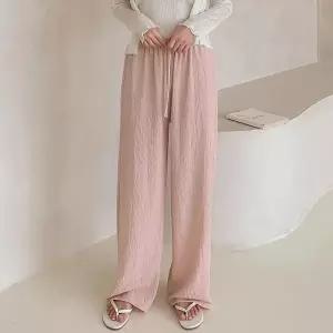 여성 무지 밴딩 일자 츄리닝 바지 트레이닝 홈웨어 팬츠 -WPN0509- 봄 여름